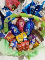 Cesta Especial de Páscoa - Chocolates Nestlé, Lacta, Garoto ou Hershey